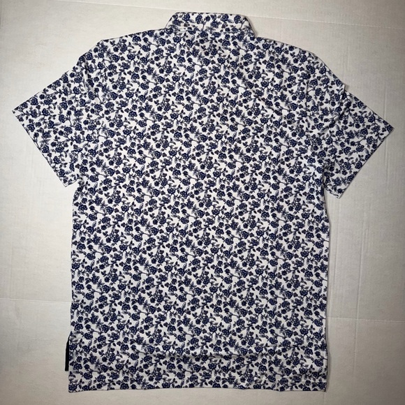 RLX Ralph Lauren Navy Floral Button Down Shirt - Picture 3 of 4